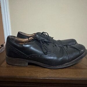 Rockport Black Leather Oxford Shoes